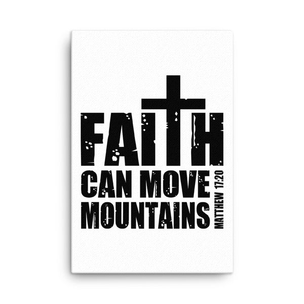 Faith Moves Mountains Canvas