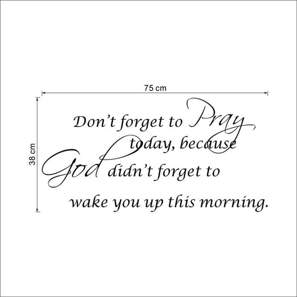 Christian Quote Wall Sticker