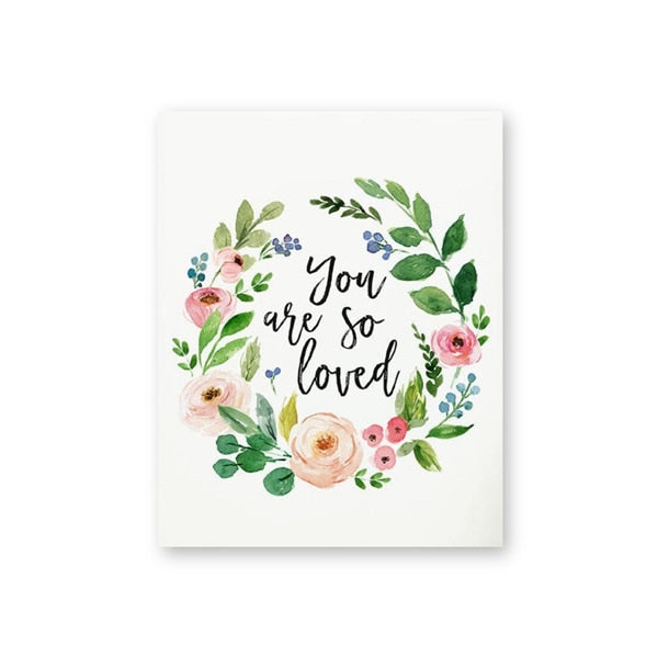 Christian Floral Posters