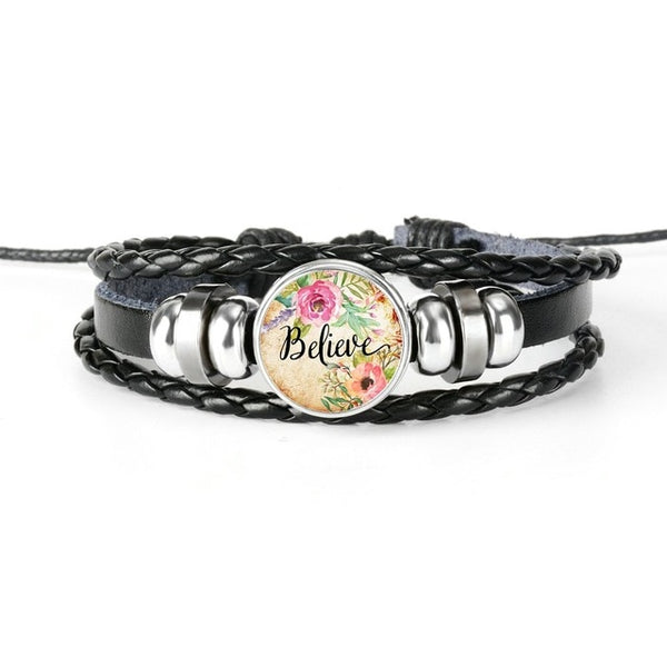 Believe Hope Love Bracelet