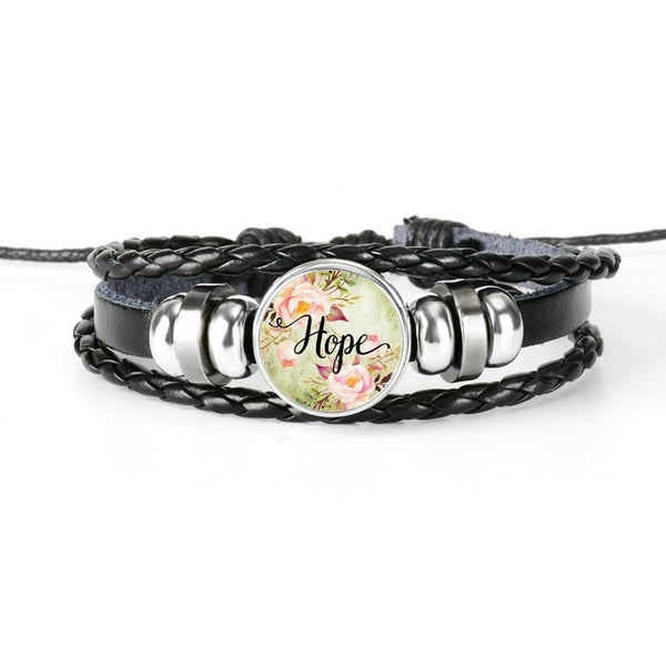 Believe Hope Love Bracelet